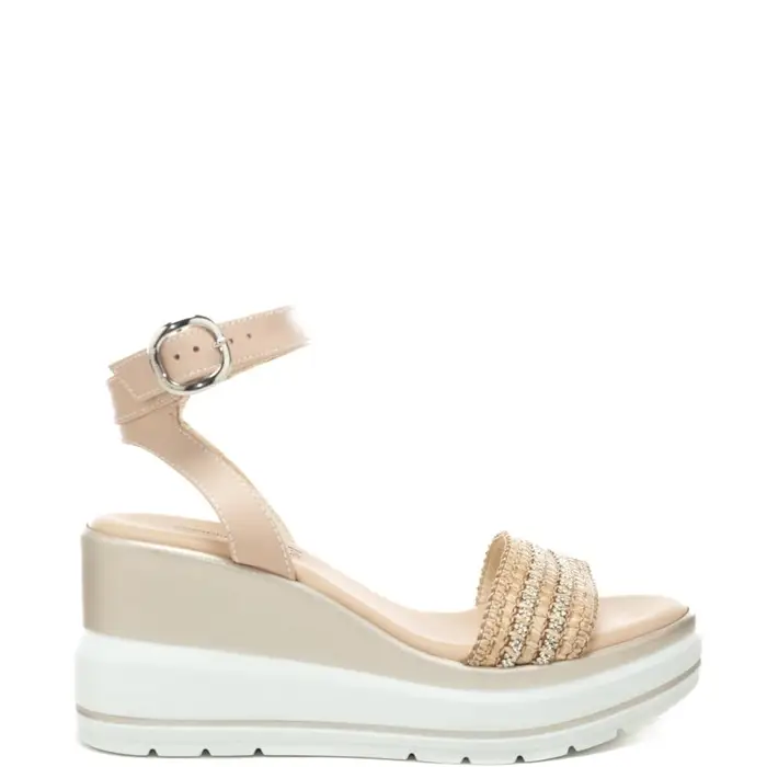Nerogiardini scarpe alte da donna con dettagli in metallo beige