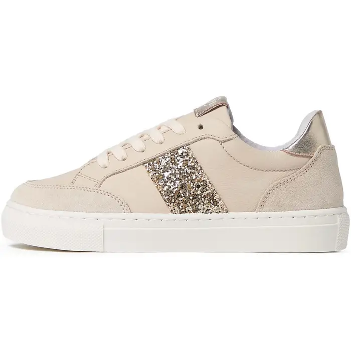 NeroGiardini Scarpe bambini Cr Vesuvio Frost Scilla Cosmic Latte T Glitter Top Marine