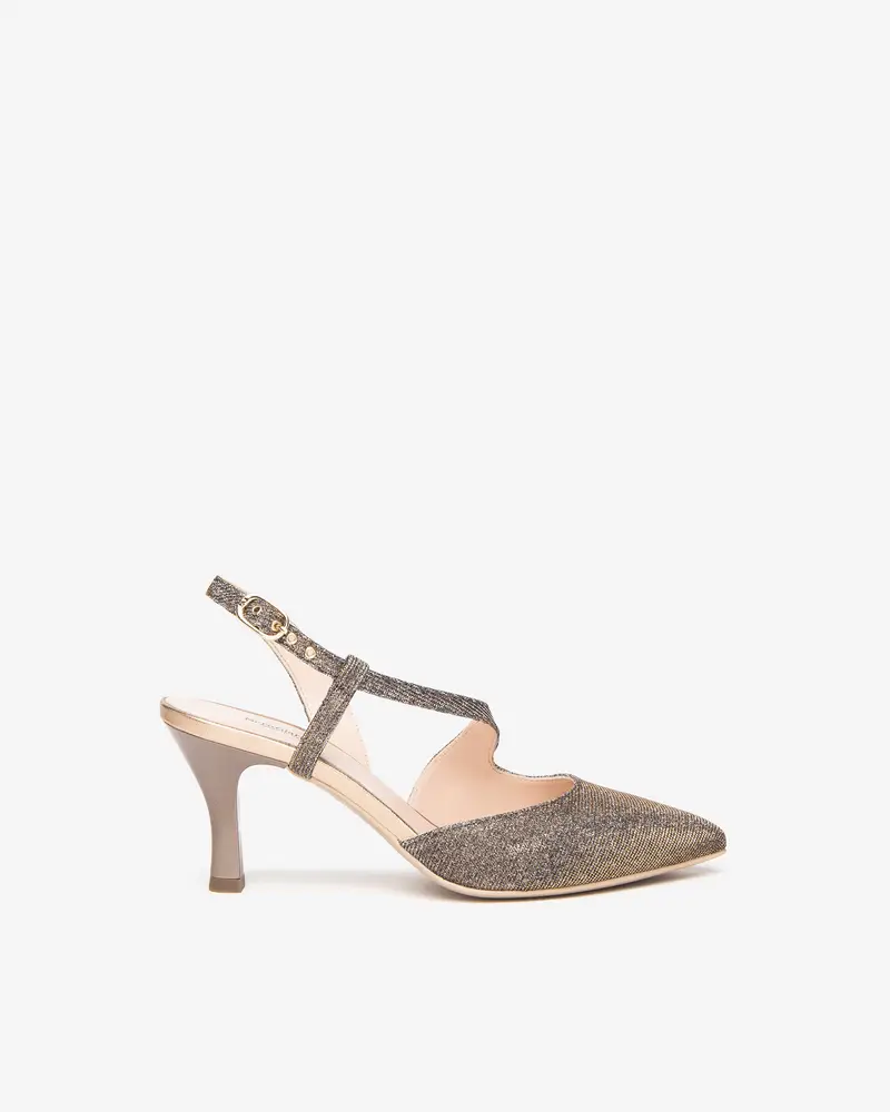 NeroGiardini Sling-Back Donna in Materiale Tecnico - Marrone