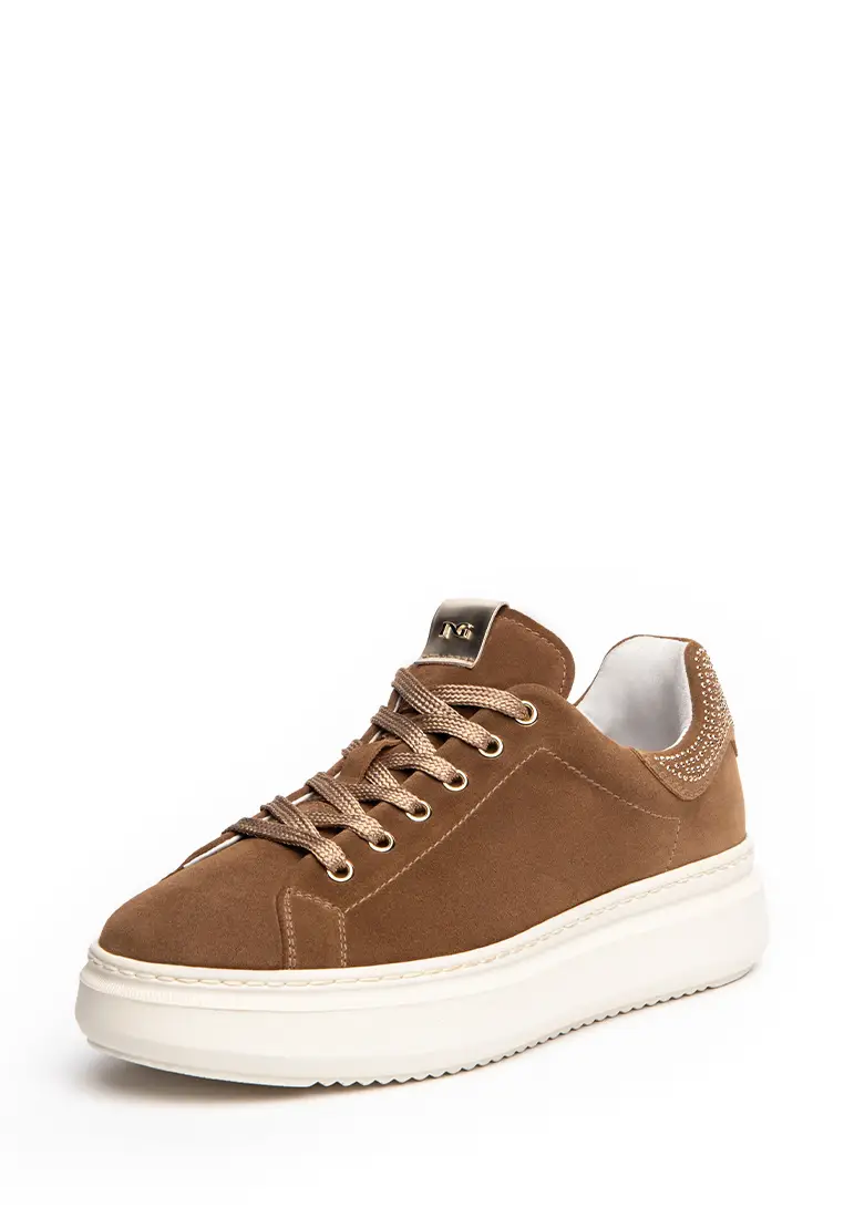 NeroGiardini Sneakers Donna in Camoscio - Marrone