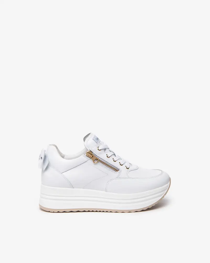 NeroGiardini Sneakers Donna in Pelle - Bianco