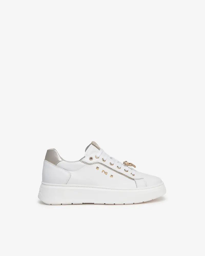 NeroGiardini Sneakers Donna in Pelle - Bianco