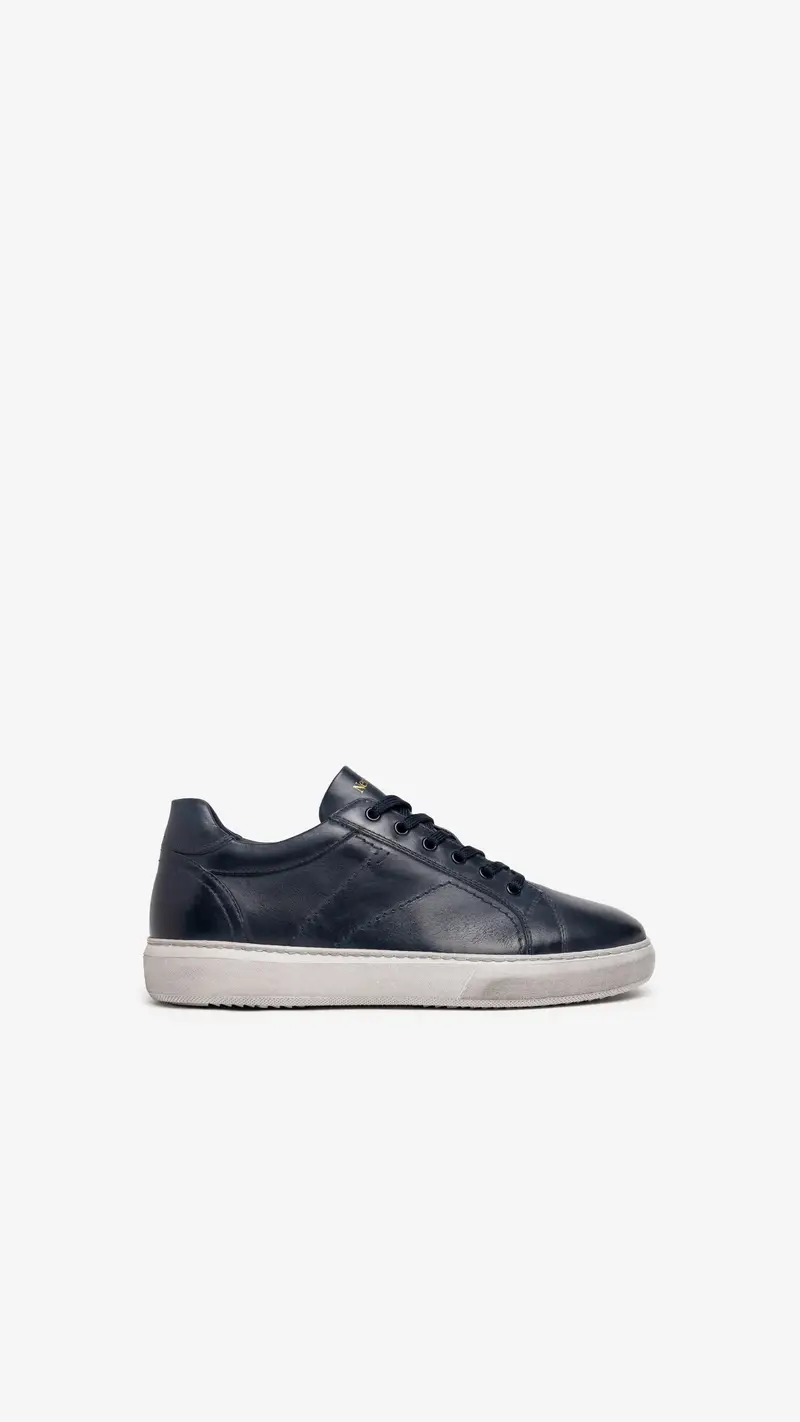 NeroGiardini Sneakers Uomo in Pelle - Blu