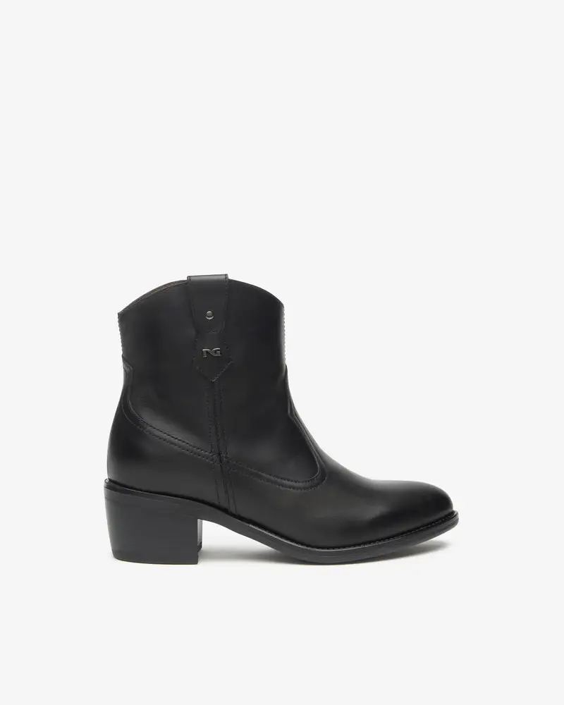 NeroGiardini Stivaletti Donna in Pelle - Nero