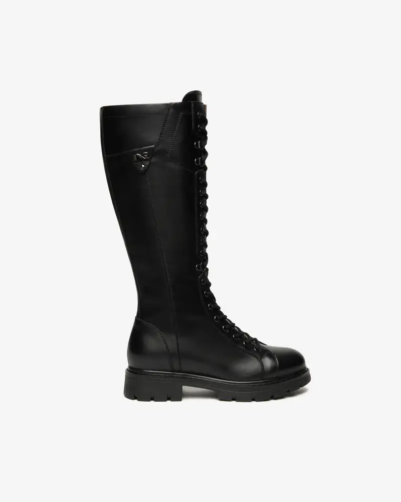 NeroGiardini Stivali Donna in Pelle - Nero