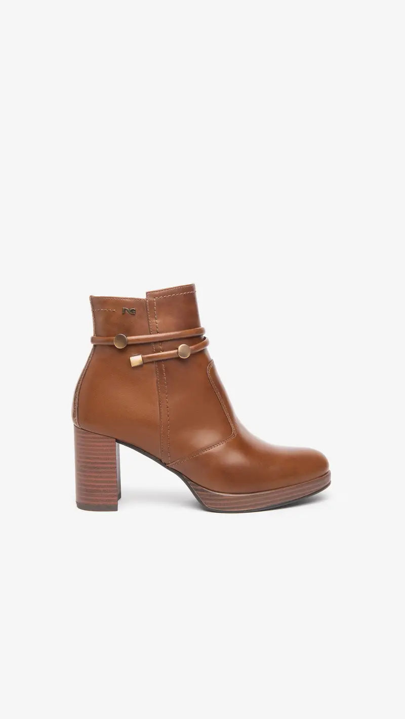 NeroGiardini Tronchetti Donna in Pelle - Marrone