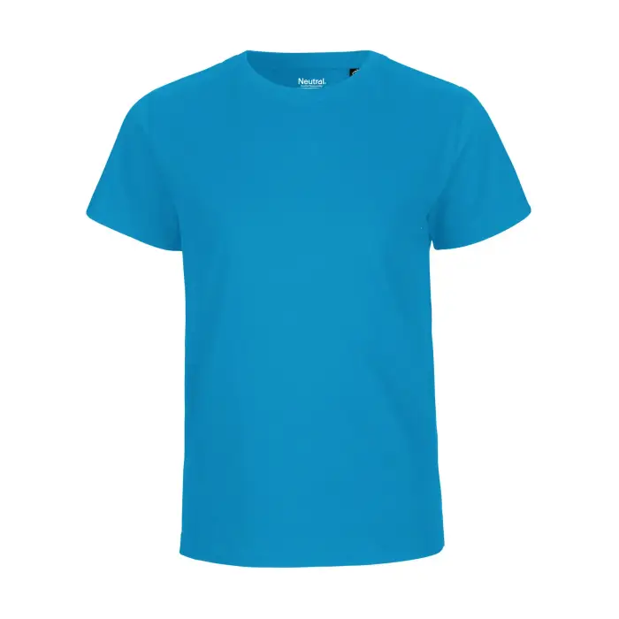 Neutral T-shirt in cotone e fairtrade per bambini Bleu