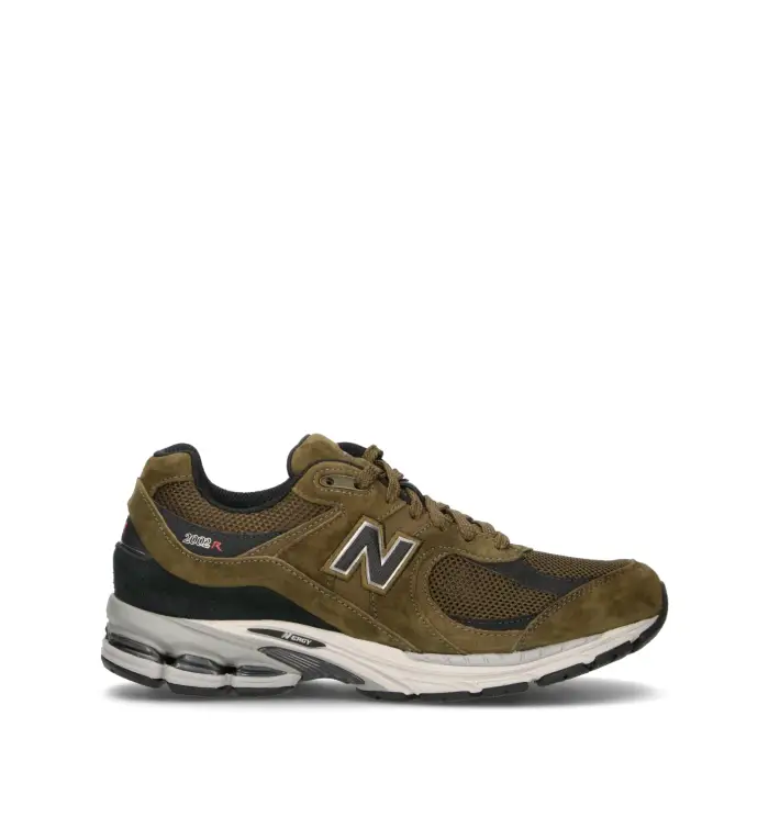 2002 R Sneaker uomo verde in suede Vario