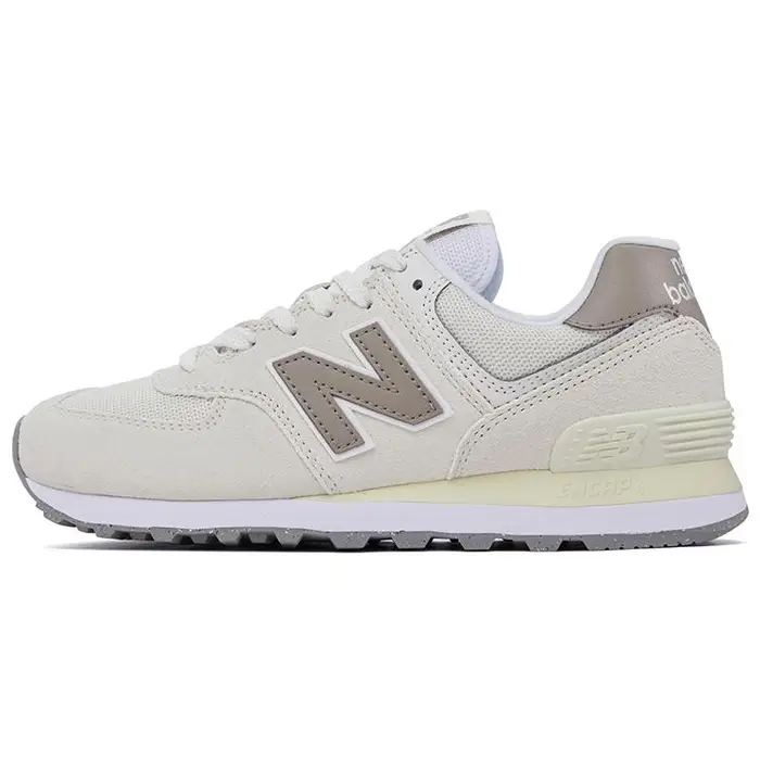 574 Lino Fungo Chiaro Sneakers Unisex Bianco Crema U574ESC 44