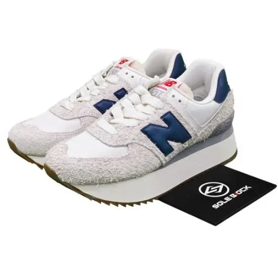 New Balance 574+ Moonbeam Grigio Artico Scuro W - WL574ZQA EU 38 avorio