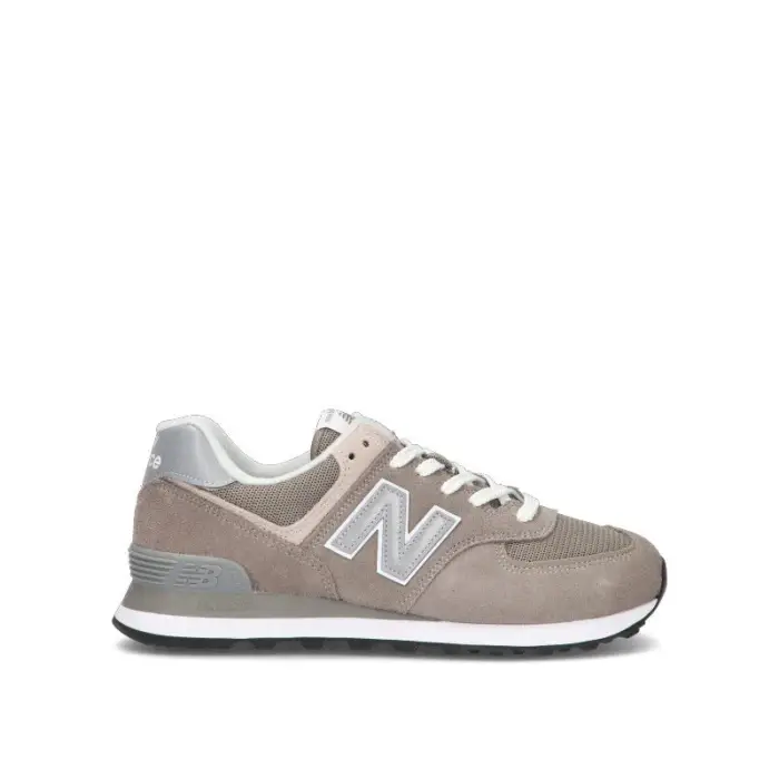 574 Sneaker uomo grigia in suede Vario