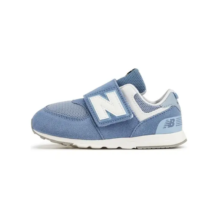 New Balance 574 Velcro Bambino Blu Mercurio Scarpe da Ginnastica per Bebè Bianche NW574FDG