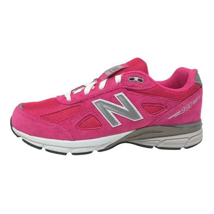 990v4 Rosa Bambina Argento Scarpe da Ginnastica per Bambini KJ990PEG 37 5