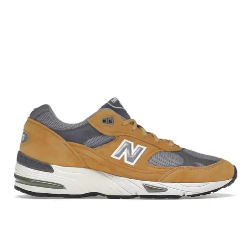 New Balance 991 Made in England Beige Grigio Scarpe da Ginnastica da Uomo Grigio Scuro M991TGG