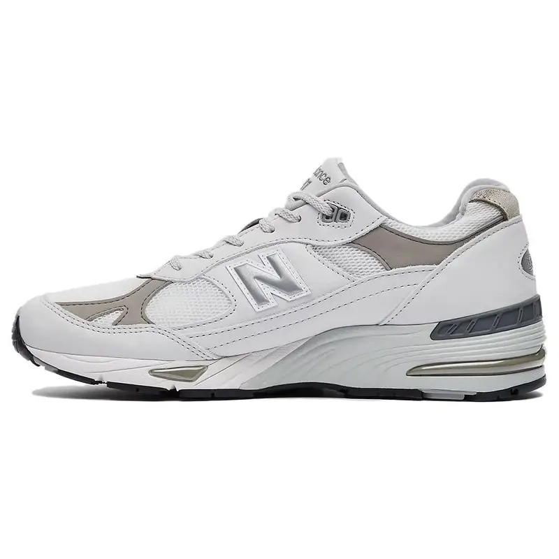 New Balance 991 Made in England Star White Sneakers da Uomo Blu Alba Grigio Pietra M991FLB