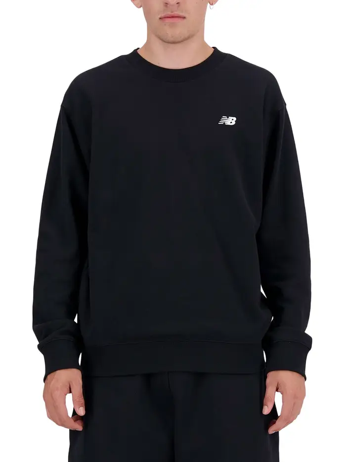 felpa new balance da uomo - nero