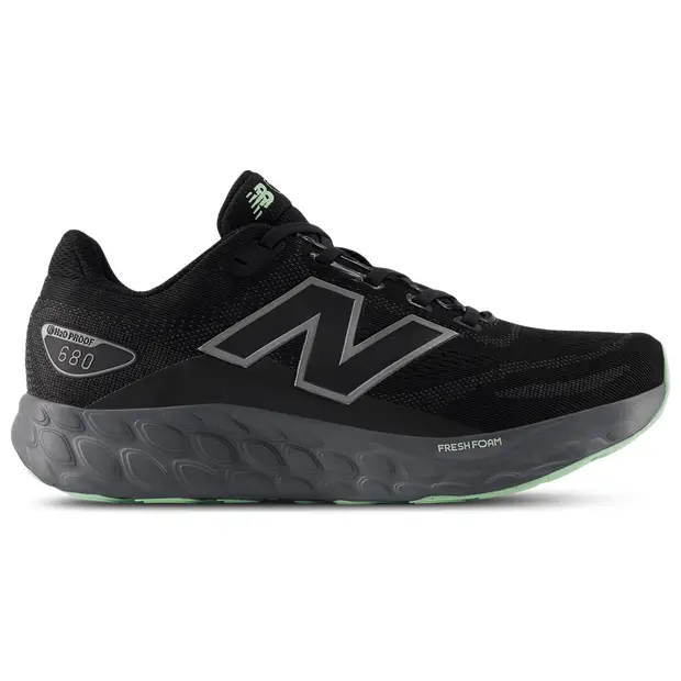 New Balance Fresh Foam 680 V8 Waterproof Donna - Sneakers Nero - .5 - Pelle Black