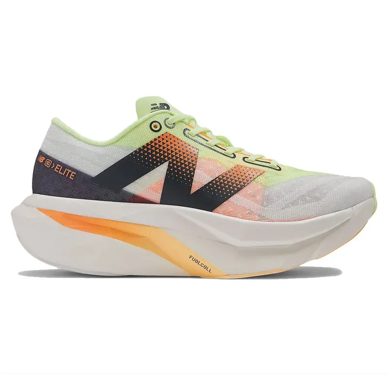 New Balance Fuelcell Elite V4 Bianco Arancio Verde - Scarpe Running Donna EUR 41 / US 9 5