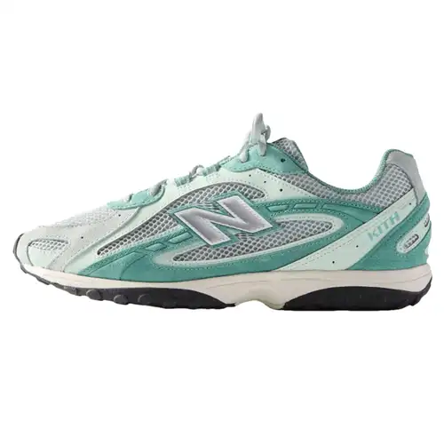 New Balance Kith x 204L Bluebell Sneakers Unisex Verde Wasabi Cleary-Aqua U204LKTA 37 5