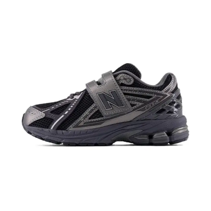 NB 1906R Scarpe Casual Trendy Versatili Ammortizzanti Resistenti Basse Sneaker Bambino Nero Grigio PV1906EX 35