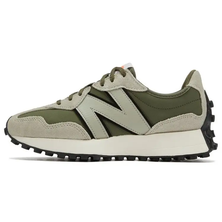 New Balance Nb 327 Retro Comode Patchwork Scarpe da Corsa Casual Low Top Donna sneaker Verde Militare WS327NAR