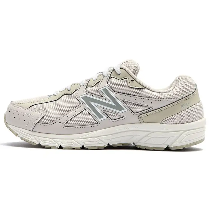 New Balance Nb 480 Moda Sportive Tessuto a Rete Pelle Sintetica Basse Casual Scarpe da Corsa Donna sneaker Grigio Bianco W480KO5