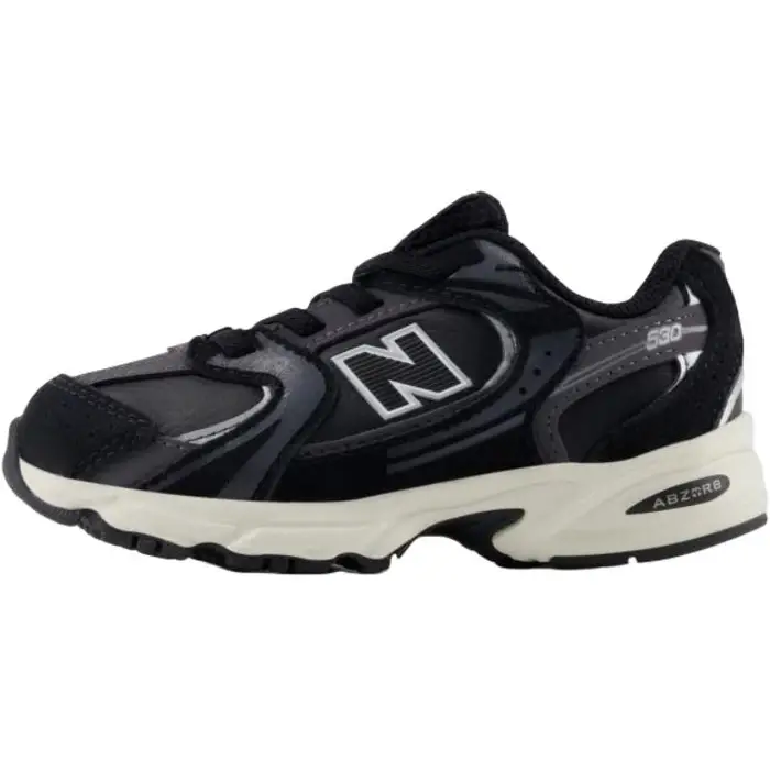NB 530 Comode Versatili Scarpe Basse da Passeggio Scarpe da Bambino Nero IZ530BMT 25