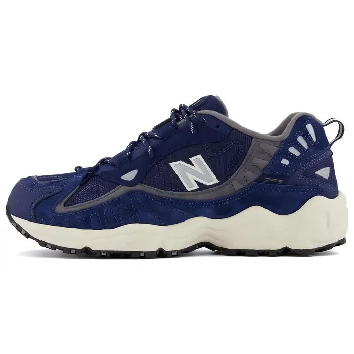 Nb 703 Tessuto a Rete Pelle Sintetica Confortevole Versatile Leggero Scarpe Casual Basse Uomo sneaker Blu Scuro ML703NCS 41 5