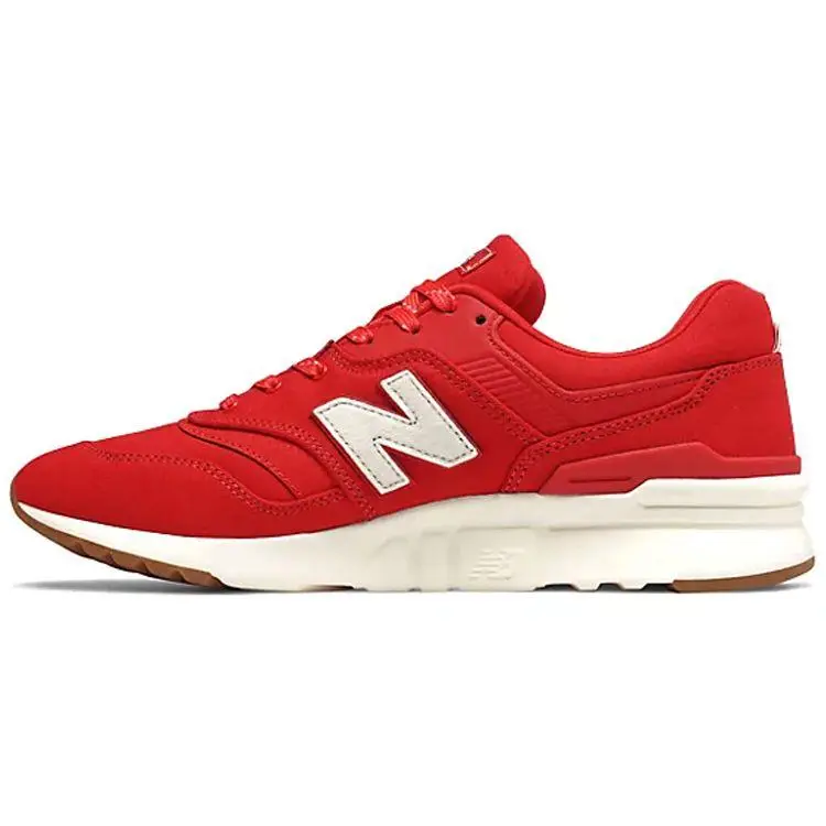 New Balance Nb 997 Comode Versatili Pelle Ammortizzanti Durevoli Traspiranti Basse Scarpe da Corsa Casual Unisex sneaker Rosso CM997HDC 41 5