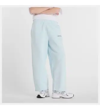 New Balance per donna WP53505 Pantaloni a gamba a botte in pile rivisitati, blu, Casual, Cotone