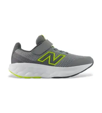 New Balance per ragazzo P520V9_KP Scarpe 520 grigie (135USA=32), Tessuto, Basso, Nessuno, Casual, Sportivo, Grigio, moda per bambini