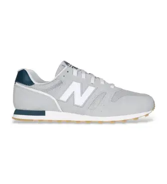 per uomo ML373V2 373 scarpe da ginnastica grigie (44), Basso, Stringhe, Casual, Grigio Pelle