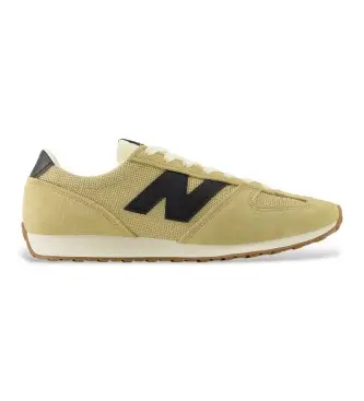 per uomo U471V1_LI Scarpe da ginnastica gialle 471 (42 5), Basso, Stringhe, Casual, Giallo, Mesh Naturale
