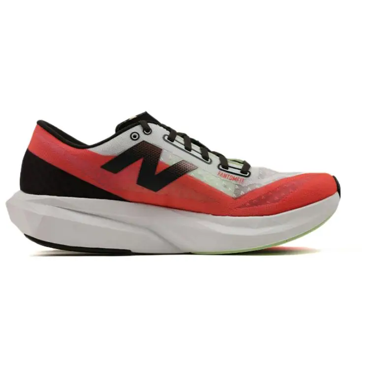 New Balance Rebel V4 Scarpe da Corsa Basse Comode Morbide Sneakers da Uomo Rosso Nero Bianco MFCXEP4 miniatura 4