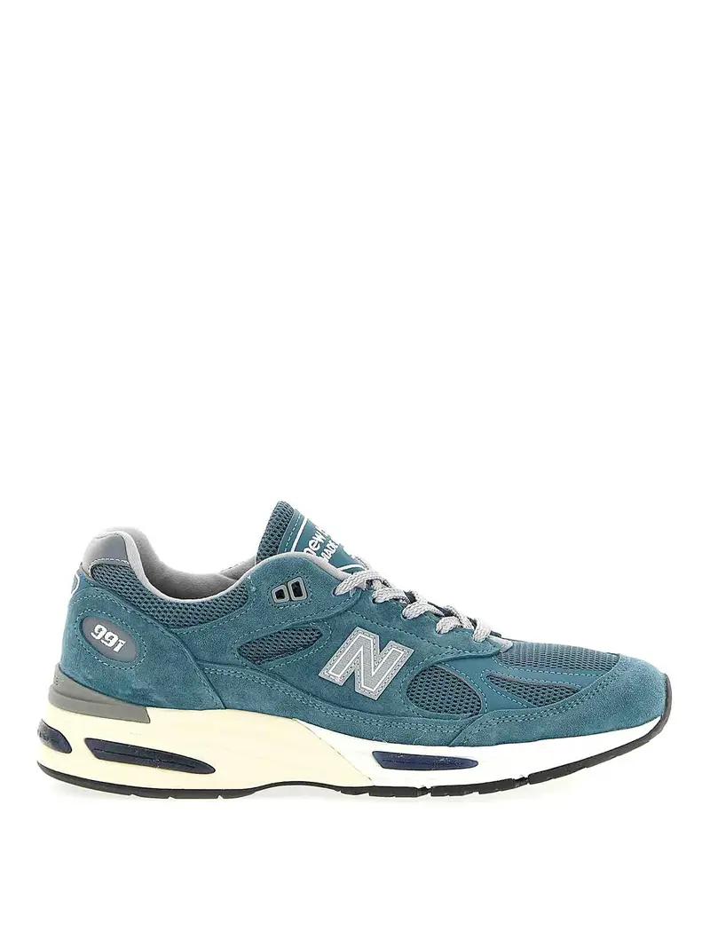 New Balance Scneaker 991V2 realizzate nel Regno Unito Blu