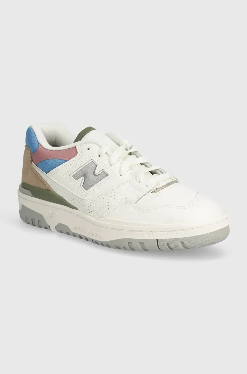 New Balance sneakers in pelle 550 colore bianco BB550PGA