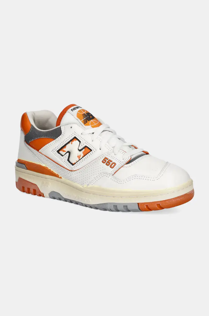 New Balance sneakers in pelle 550 colore bianco BB550VTF