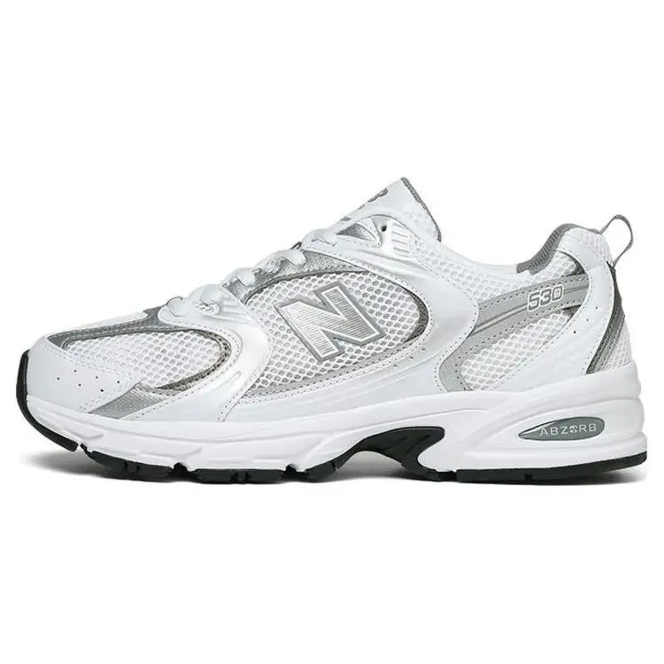 New Balance Sneakers Unisex 530 Bianco Argento Metallizzato MR530AD