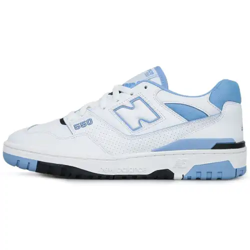 New Balance Sneakers Unisex 550 Team Carolina Blue Bianche BB550HL1 37 5