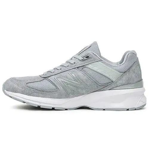 New Balance Sneakers Unisex 990v5 Made In USA Vegane Grigio Bianco M990JS5 41 5