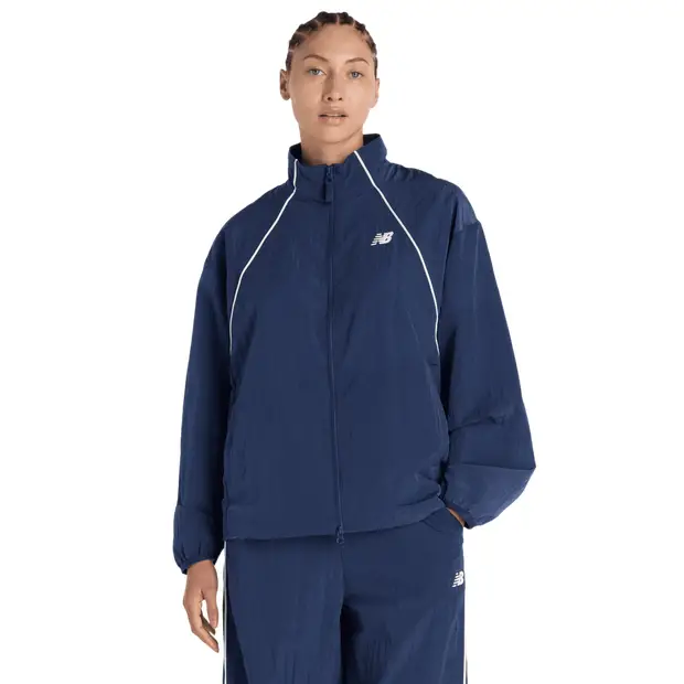 New Balance Sport Legacy Jacket Donna - Giacche Blu Blue