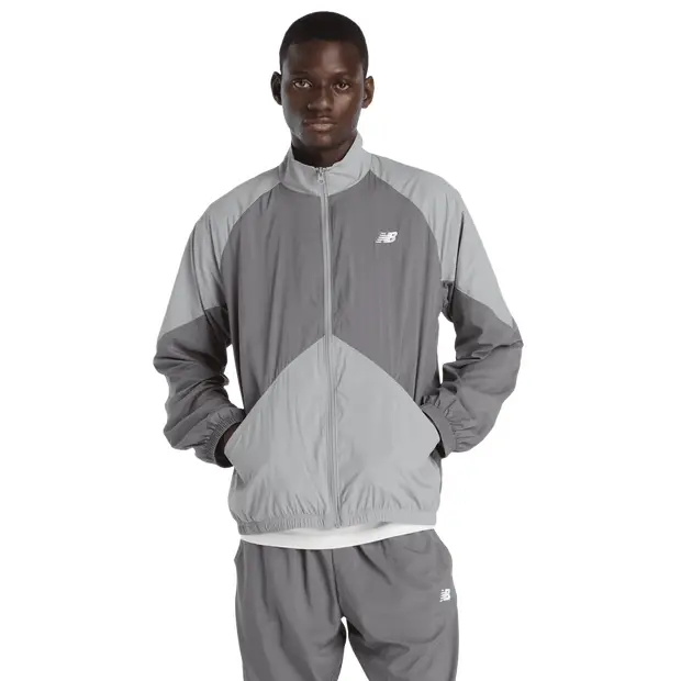 New Balance Sport Legacy Jacket Uomo - Giacche Grigio - Jersey Grey