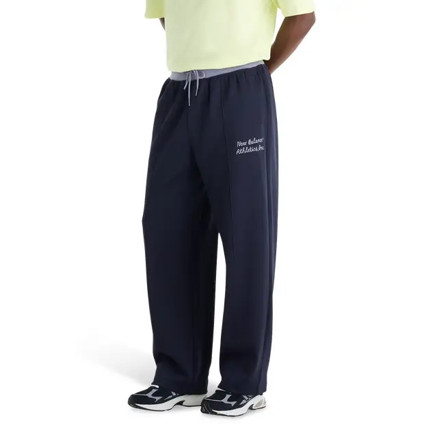 New Balance Sport Legacy Uomo - Pantaloni Nero - Jersey Black