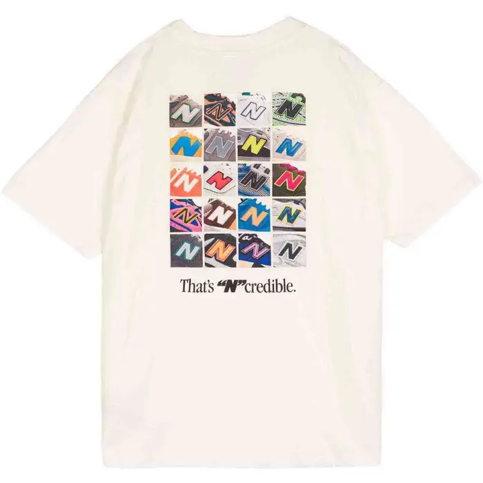 T-shirt New Balance MT6161TQ_SST Bianco
