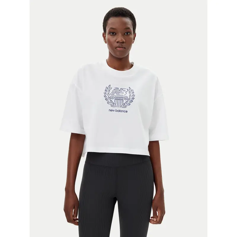 New Balance T-shirt Bianco 3225252