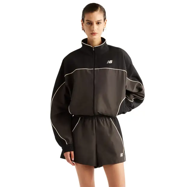 New Balance Trackside Donna - Giacche Nero - Jersey Black