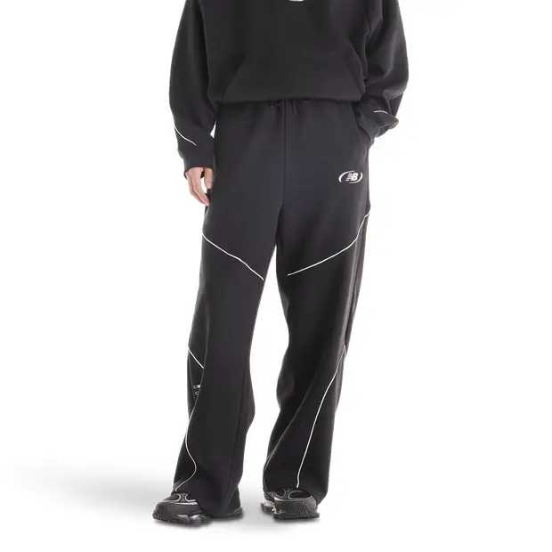 New Balance Trackside Uomo - Pantaloni Nero - di cotone Black