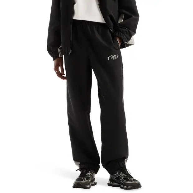 New Balance Trackside Uomo - Pantaloni Nero - Jersey Black
