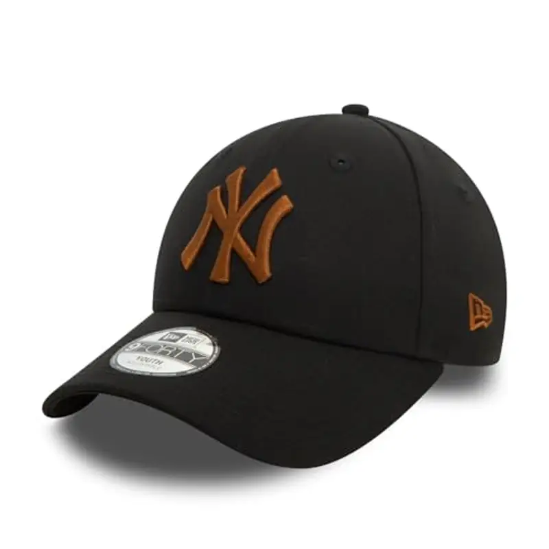 New Era 9Forty - Berretto per bambini New York Yankees, colore: Nero, Nero, 4