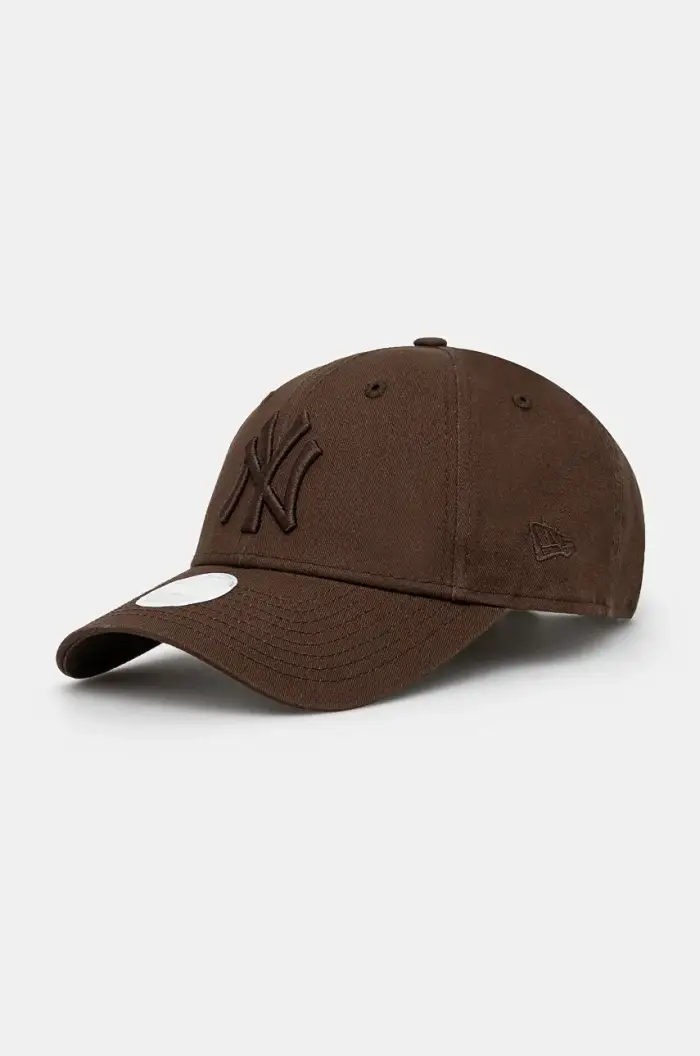 new era berretto da baseball in cotone ESSENTIAL 9FORTY® YORK YANKEES LEAGUE Marrone